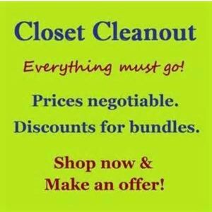 Closet Sale !! I Love To Shop